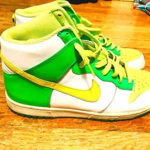 2007 Nike Dunk Highlighter Neon Green Volt Yellow